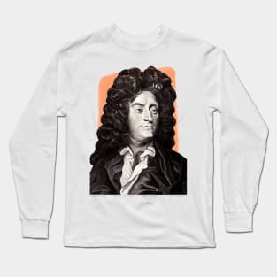 Italian French Composer Jean-Baptiste Lully illustration Long Sleeve T-Shirt